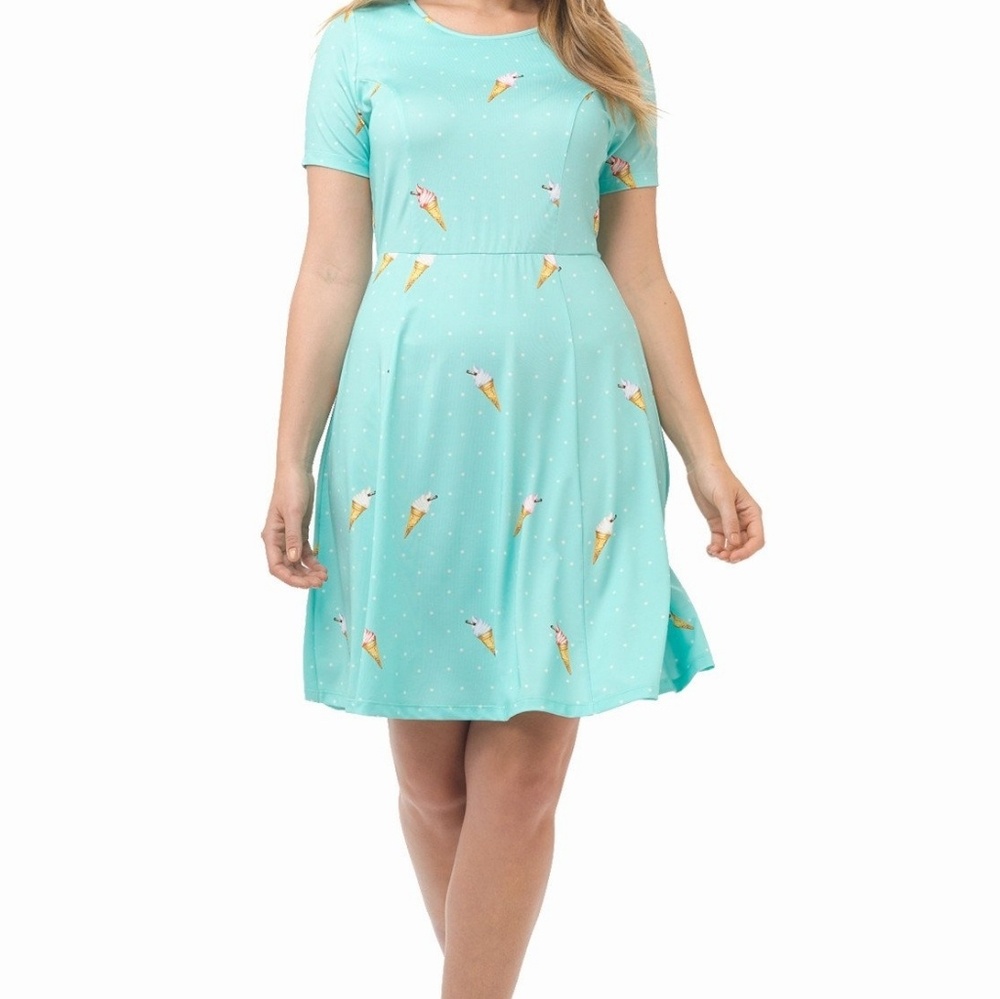 Triste Malt Shop Fit & Flare Dress 3x